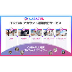 「インスタ映え」より「TikTok映え」をめざせ! CARAFUL、企業のTikTokアカウント運用代行サービスを開始