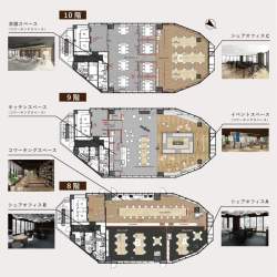 東京・竹芝に大規模シェアオフィスが今春OPEN!シナネンHD旧本社を改装