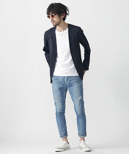 真の洒落男が着こなす「ジャケット×ジーンズ」:本当の“かっこいい”を魅せる、ジャケジーのコーデ術 8番目の画像