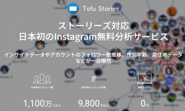 日本初！PCに対応したInstagramストーリーズの無料分析サービスがリリース