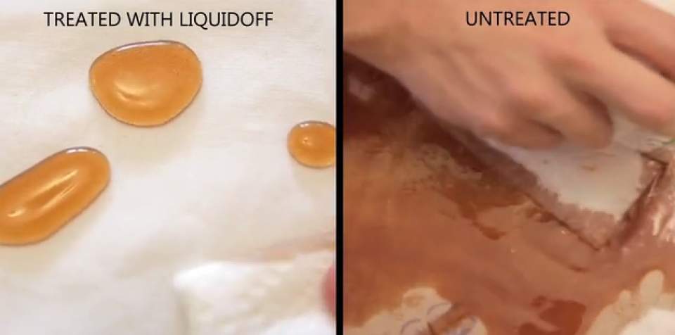 【動画】超撥水性の防水スプレー「LiquidOff」が水を弾きすぎて逆に怖い 3番目の画像