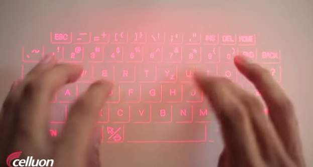 実物のキーボードの時代は終わった！赤外線レーザーで投影するバーチャルキーボード「Epic」 6番目の画像