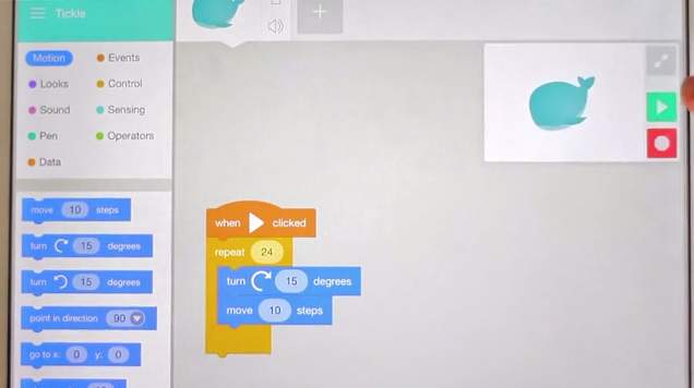 子供がスーパーエンジニアに？「Scratch言語」をiPad用に再発明したアプリ「Tickle」 2番目の画像