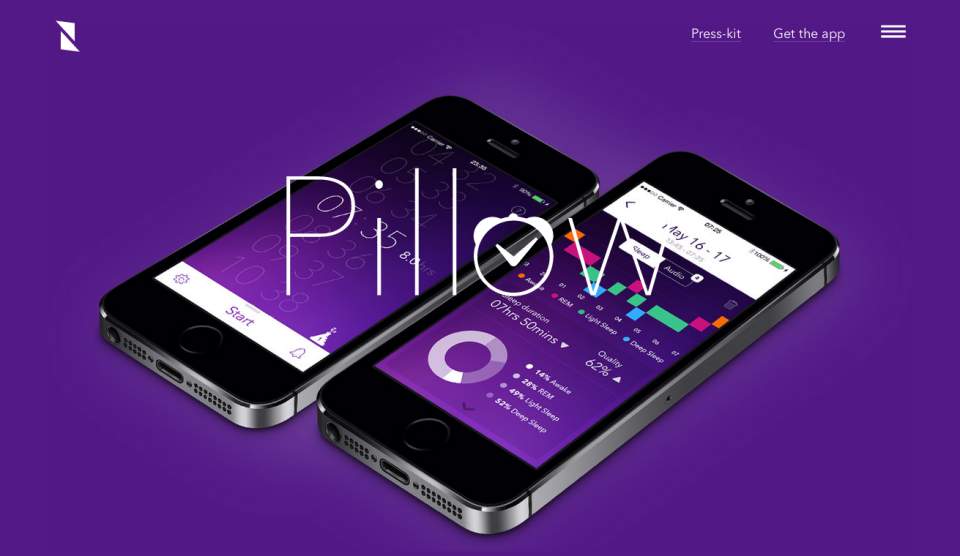 究極の睡眠生活が実現！？睡眠に関するあらゆる情報をトラッキングしてくれるアプリ「Pillow」 1番目の画像