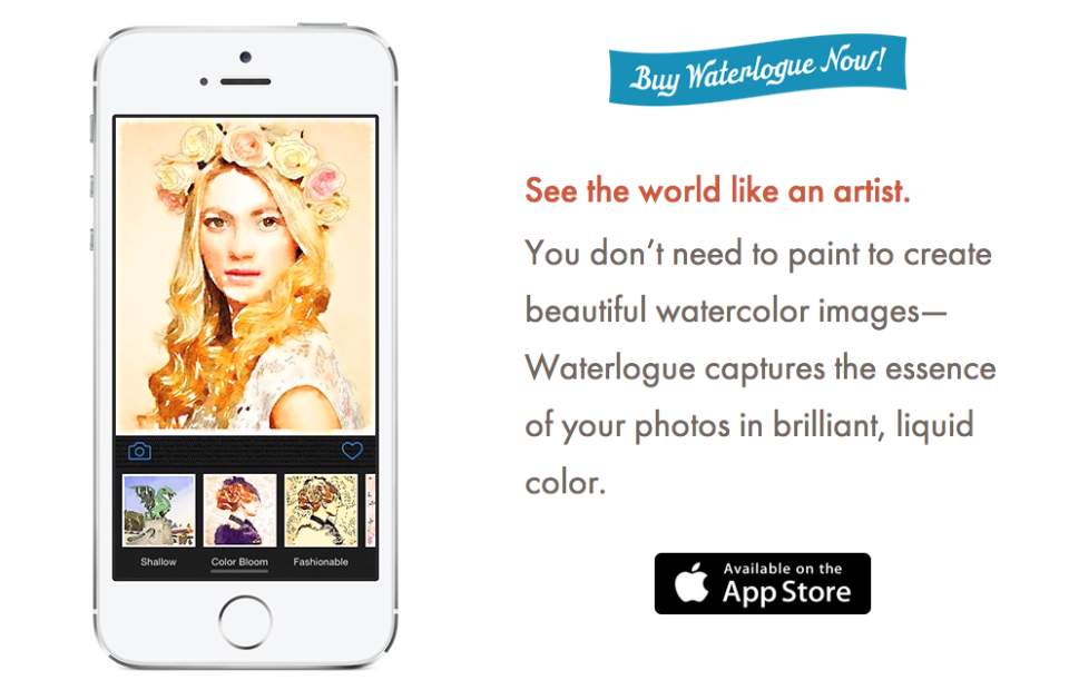 あなたの写真がアートに。「Waterlogue」はどんな写真も水彩画のように加工できるアプリ 1番目の画像