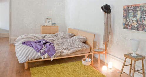 シンプルで素朴なデザインも魅力。アレンジできる楽しさが詰め込まれた無印良品のベッド 2番目の画像