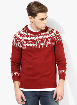 カラーセーターの持つ様々な顔を攻略せよ！　“赤セーター”を取り入れた秋冬メンズコーデを一挙ご紹介 8番目の画像