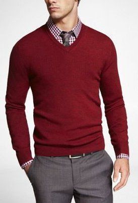 冬の定番セーター×シャツコーデを体得せよ！　バリエーション豊かなセーターとシャツの組み合わせ集 6番目の画像