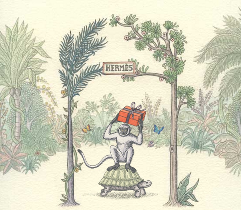 スマホで送れるエルメスの“デジタルグリーティング”：クリスマス限定「エルメスのちいさな絵本」公開 2番目の画像