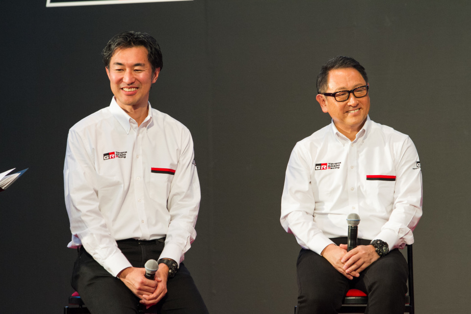 「TOYOTA GAZOO Racing」2017年活動計画発表会に豊田章夫社長がサプライズ登壇 3番目の画像