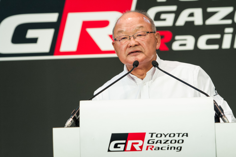 「TOYOTA GAZOO Racing」2017年活動計画発表会に豊田章夫社長がサプライズ登壇 4番目の画像