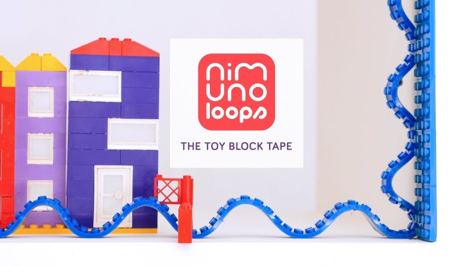 レゴブロックがテープになった「Nimuno Loops」は遊び方無限大だった！ 1番目の画像